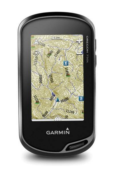 Garmin Oregon 750T in white background